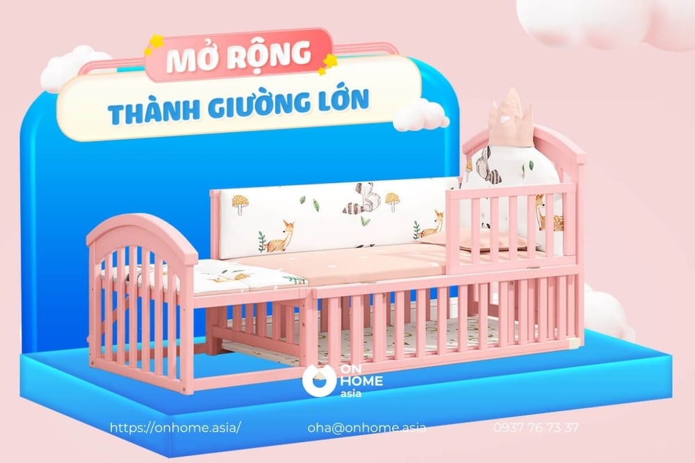 Những tiện ích siêu việt của nôi em bé Chilux 