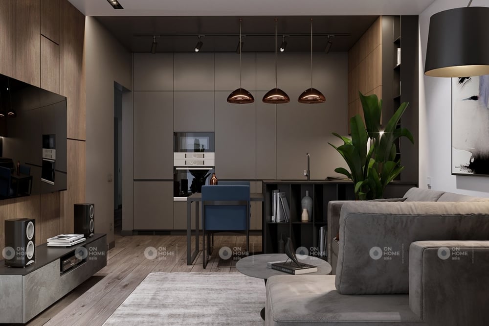 Thiết kế nội thất chung cư 60m2 với phong cách hiện đại
