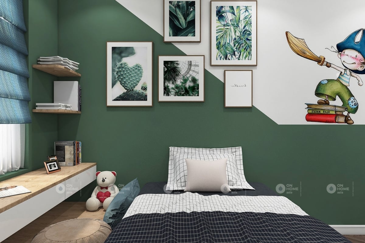 nội thất chung cư 60 m2 có 2 phòng ngủ mẫu 9 (8)