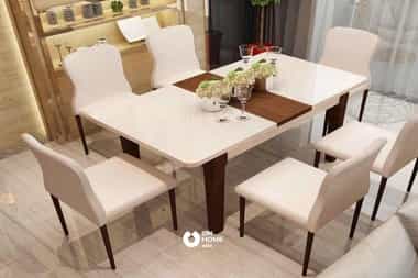 Bộ bàn ăn thông minh 6 ghế