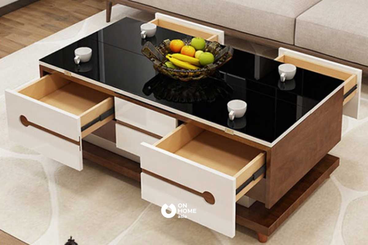 Bàn trà kết hợp bếp từ