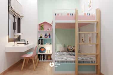 Giường tầng cho bé gái