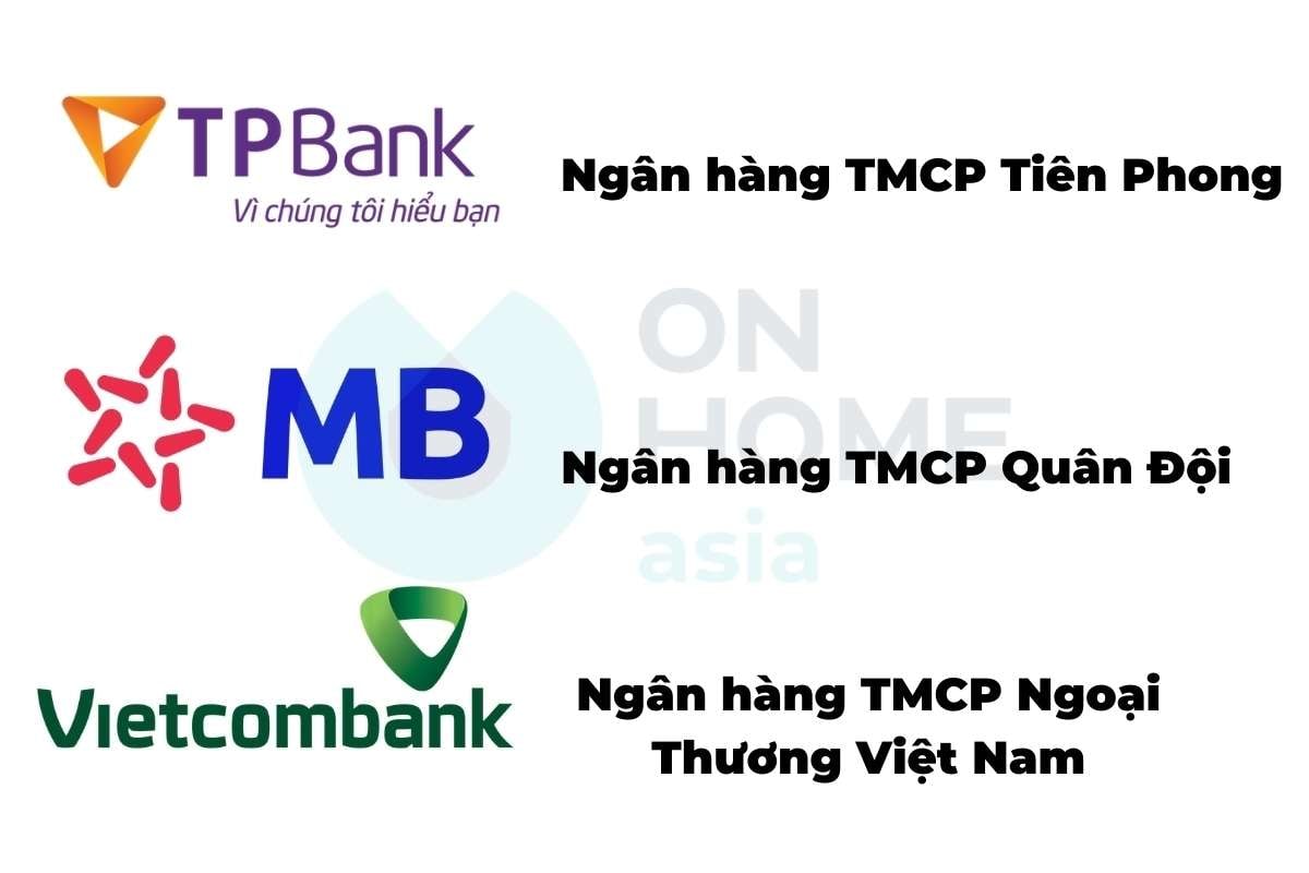 Những ngân hàng hỗ trợ cho dự án Eco Xuân