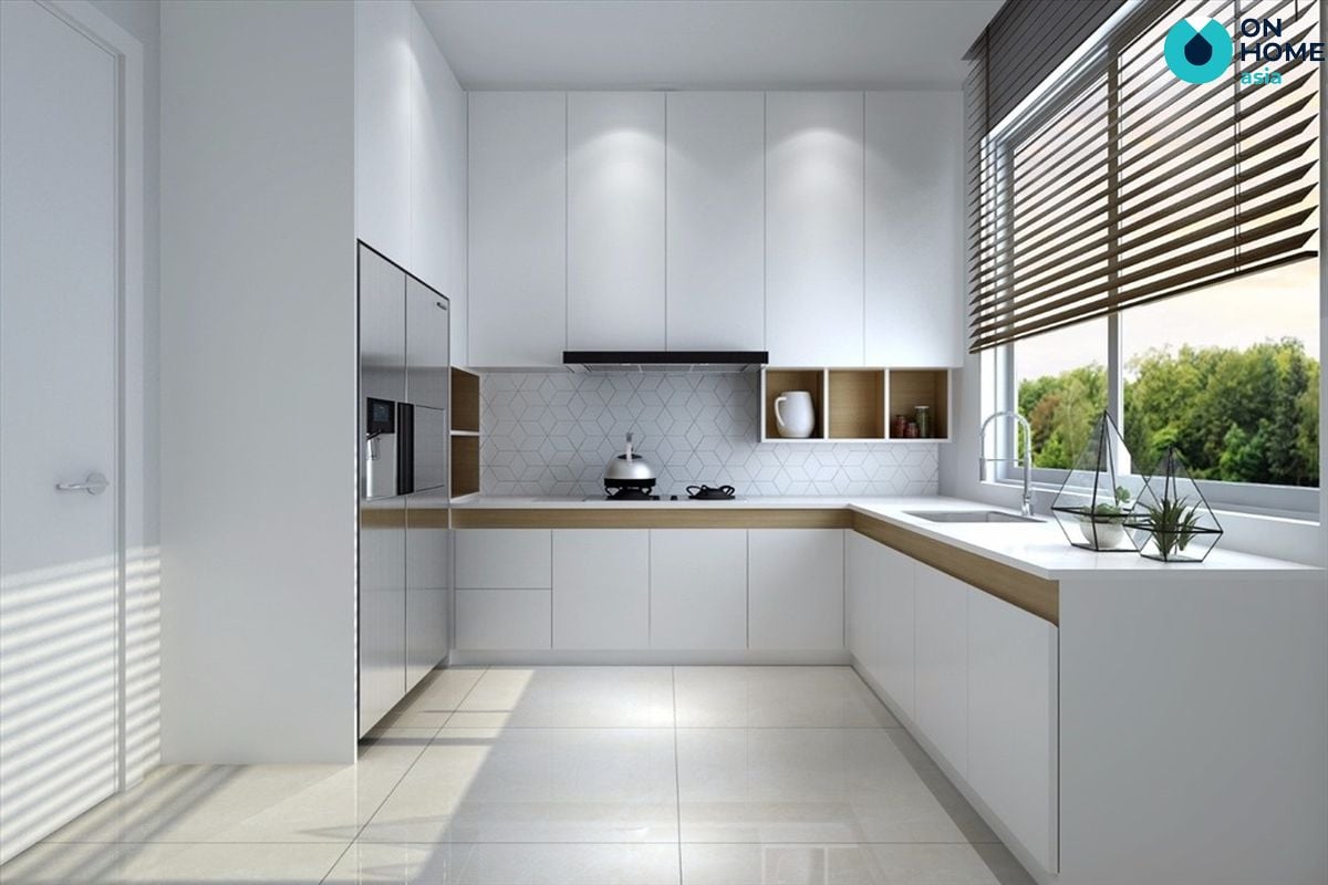 Phòng bếp theo phong cách tối giản