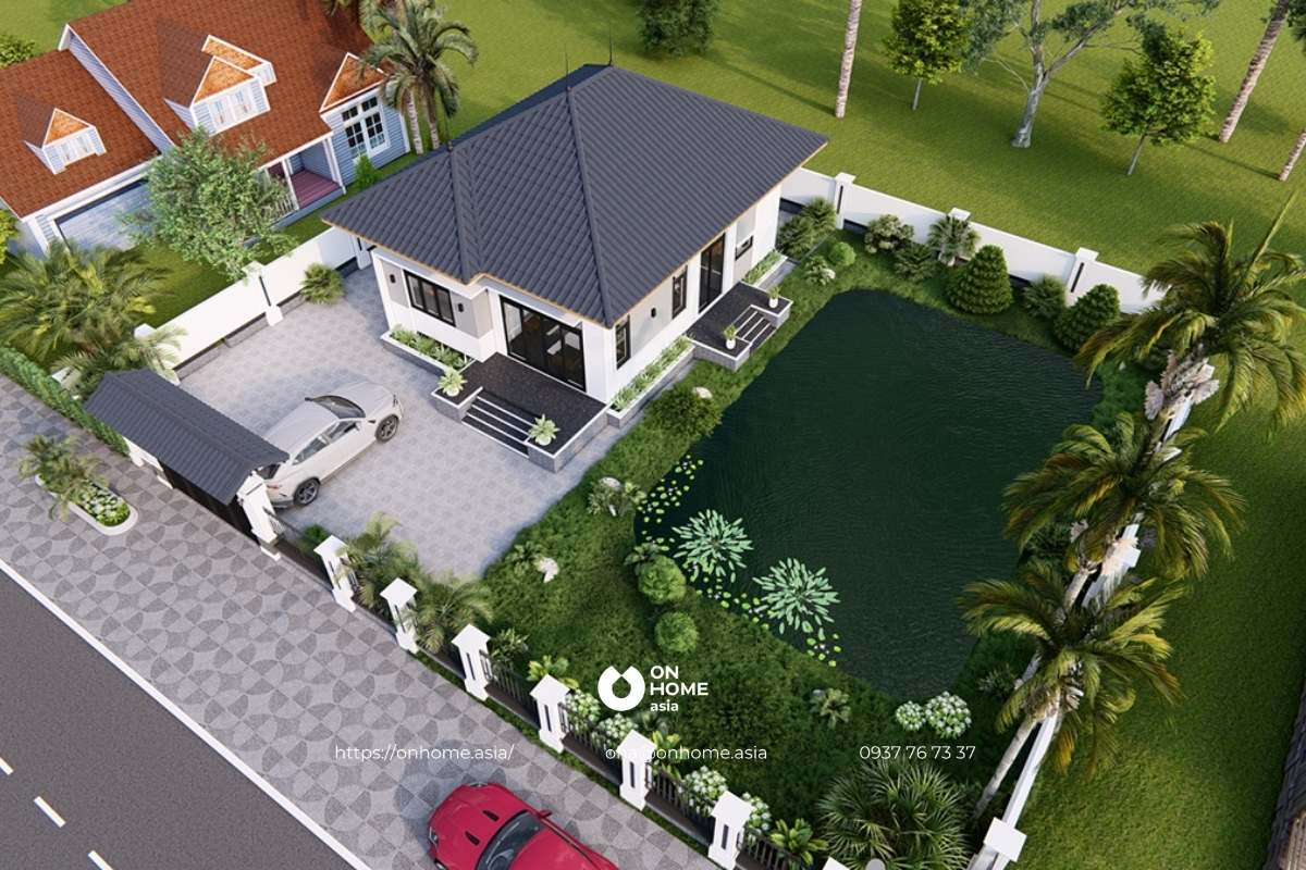 Nhà cấp 4 mái Nhật đẹp