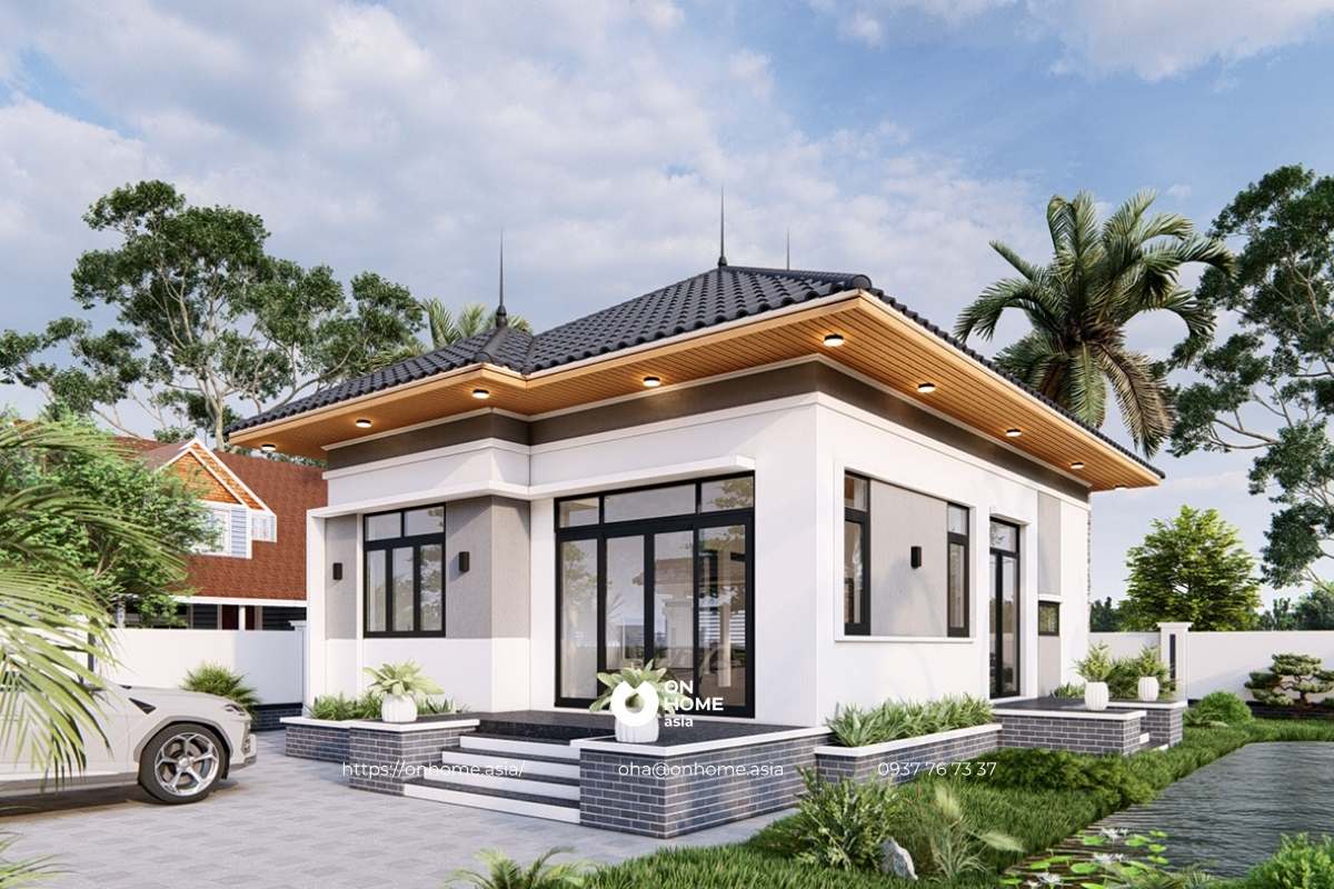 Nhà cấp 4 mái Nhật đẹp