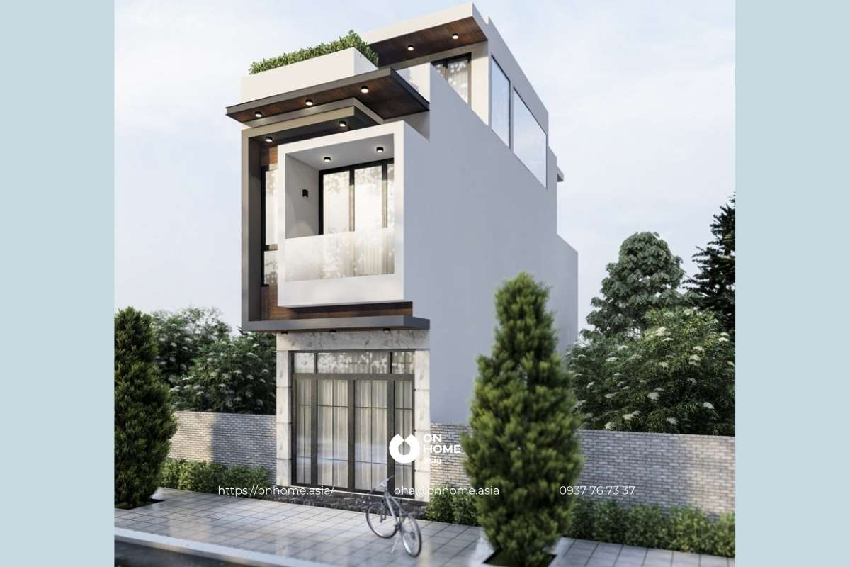 Nhà phố 3 tầng 5x20 đẹp