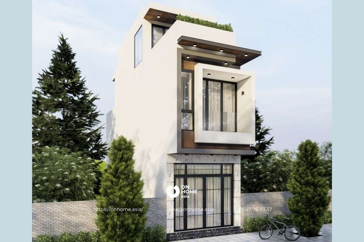 Nhà phố 3 tầng 5x20 đơn giản mà đẹp