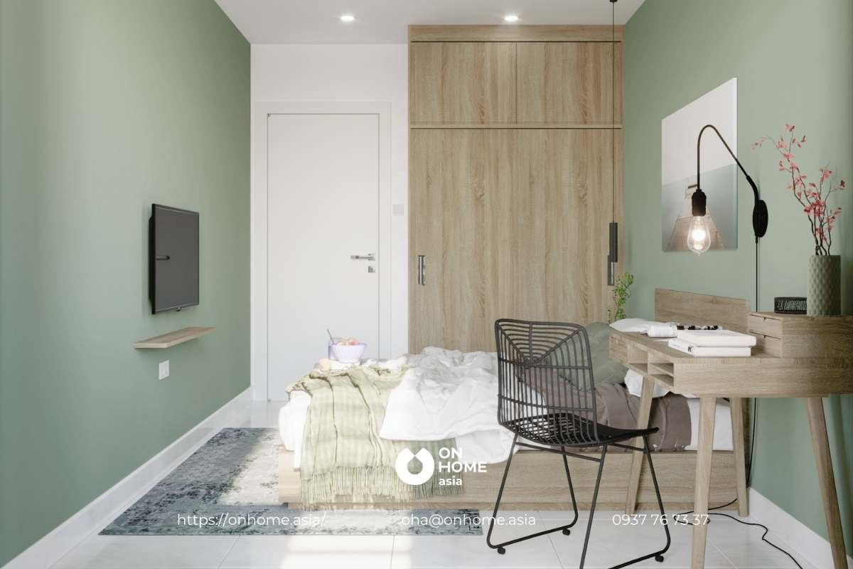 Nội thất phòng ngủ master phong cách Tropical đẹp