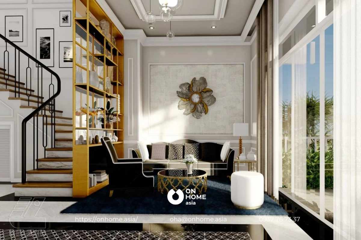 Thiết kế nội thất nhà phố EcoLakes Mỹ Phước