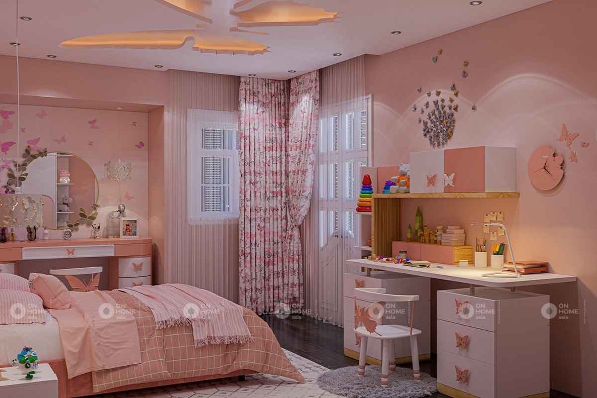 BST mẫu phòng ngủ màu hồng đào tuyệt đẹp được thiết kế đặc biệt để mang đến cho bạn một không gian sống hiện đại và đẳng cấp. Với những tông màu hồng đào chủ đạo, phòng ngủ của bạn sẽ trở thành điểm nhấn của căn nhà và tạo nên một không gian nghỉ ngơi hoàn hảo.