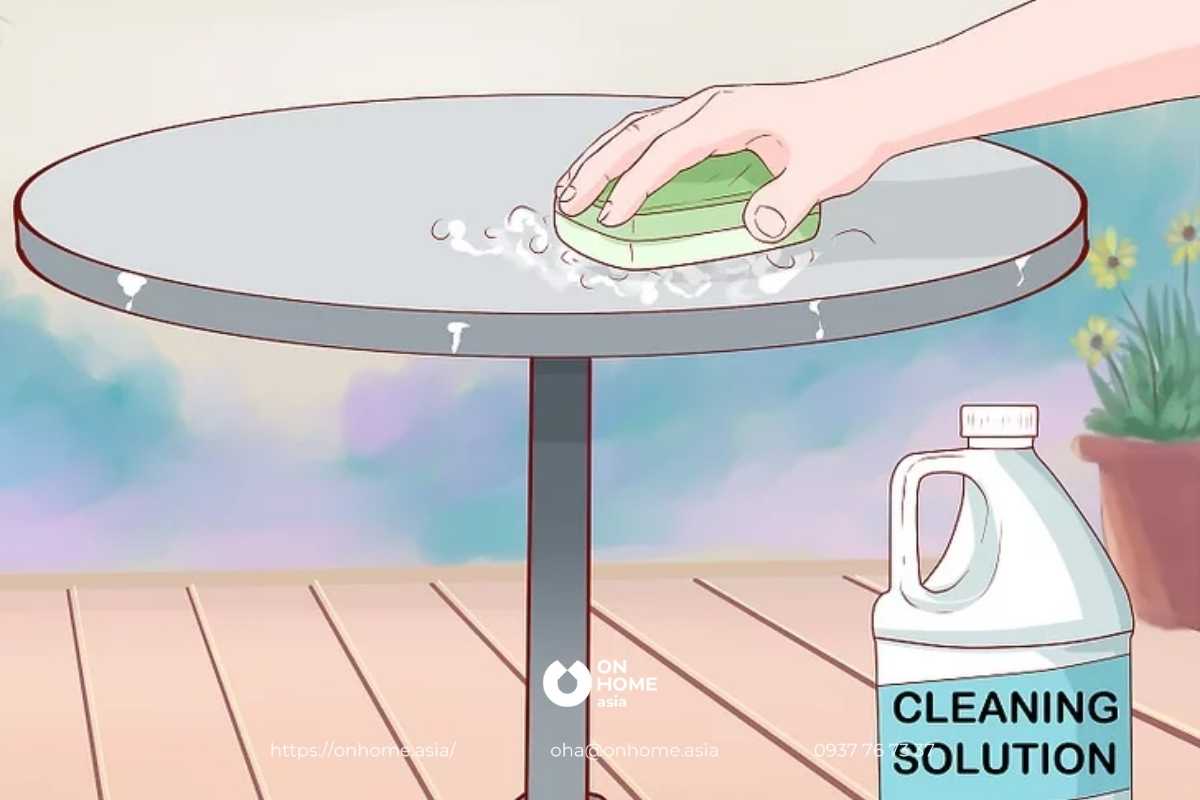 Vệ sinh nội thất kim loại