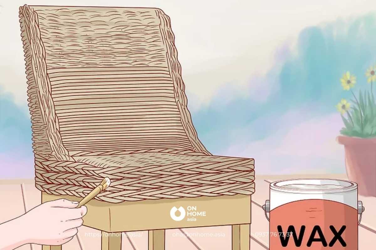 Sử dụng sáp bảo vệ nội thất