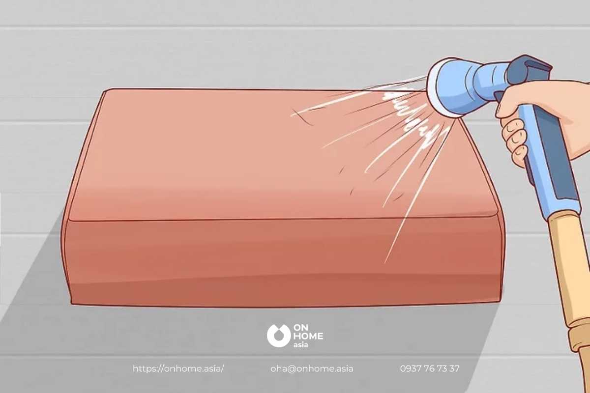 rửa sạch vỏ bọc đồ nội thất
