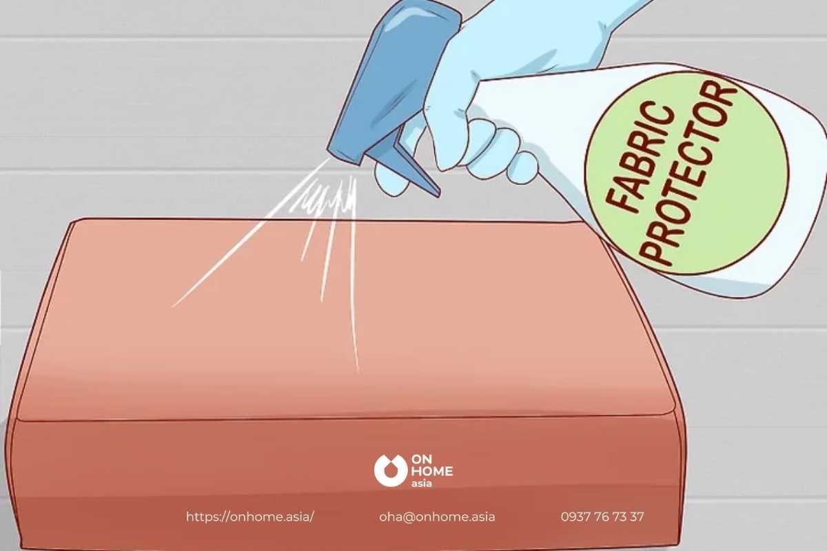 Sử dụng chất bảo vệ vải bọc