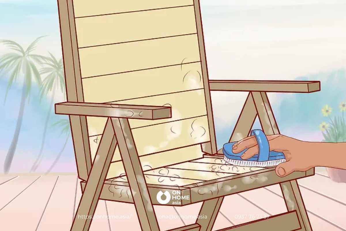 Làm sạch đồ nội thất gỗ