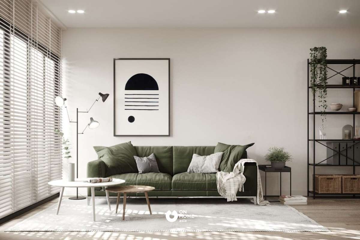 Nội thất phòng khách đẹp theo phong cách Bắc Âu