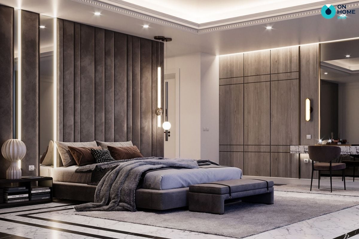 Thiết kế nội thất phòng ngủ Luxury