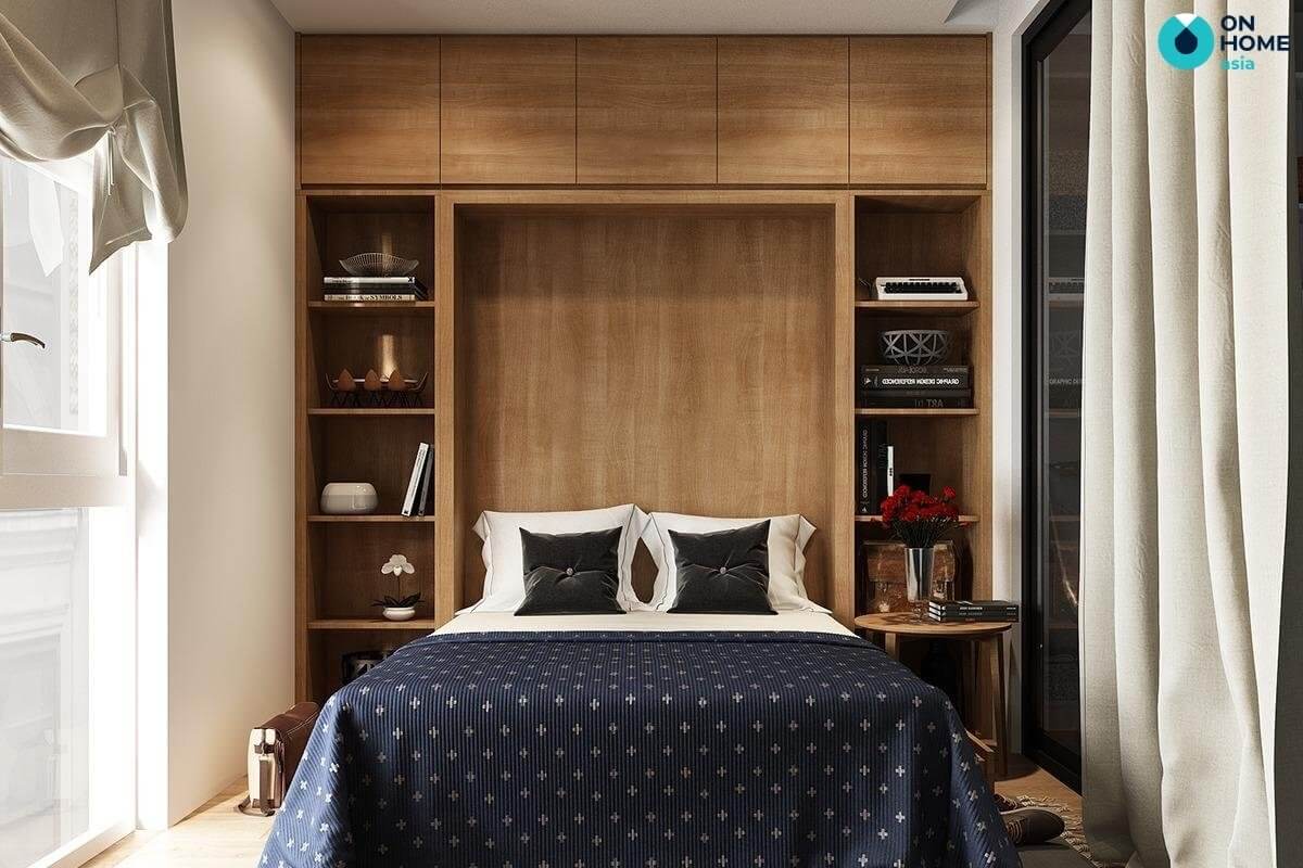 nội thất tiện nghi cho phòng ngủ 20m2