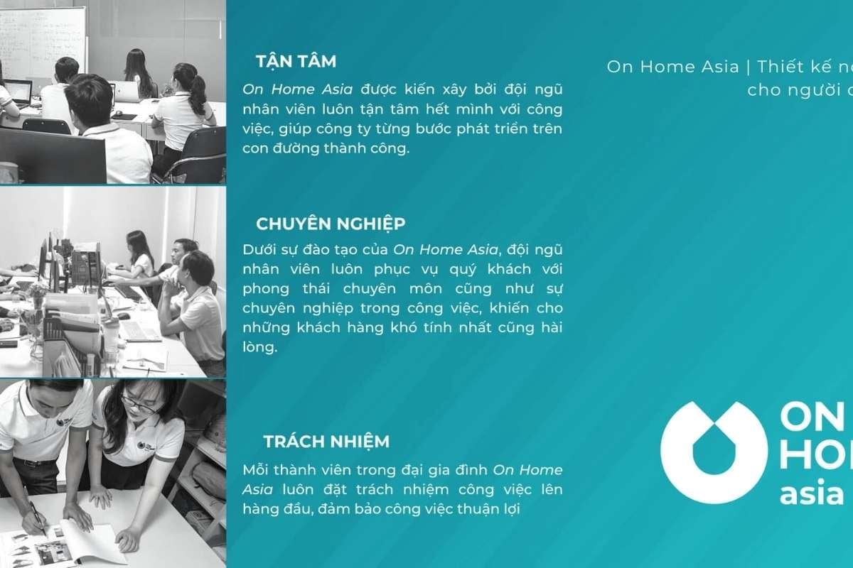 On Home Asia là đơn vị thiết kế thi công nội thất