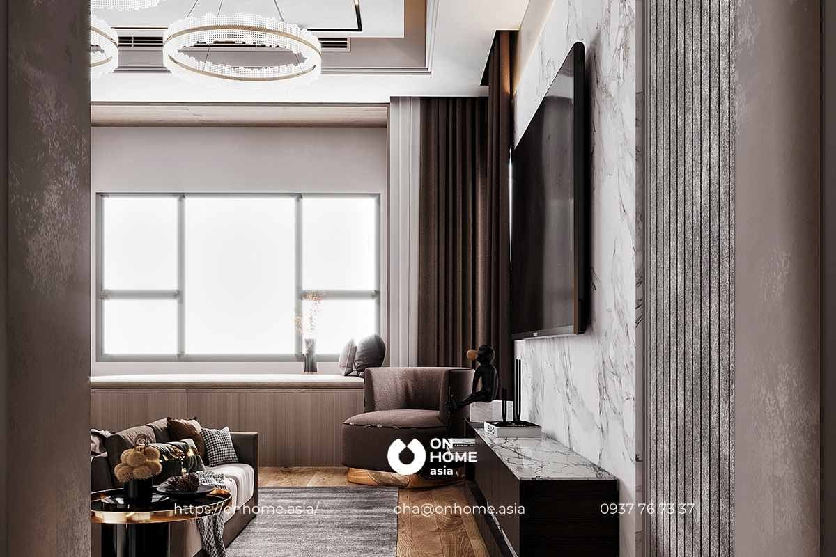Mẫu phòng ngủ biệt thự dành cho vợ chồng trẻ thiết kế độc đáo, cầu kỳ