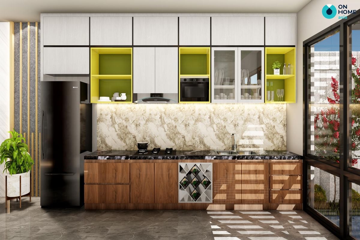 Phòng bếp nhà phố Ecolakes Mỹ Phước