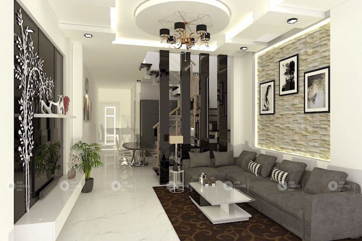 33 Mẫu thiết kế nội thất phòng khách đẹp, hiện đại 2023 | An Lộc