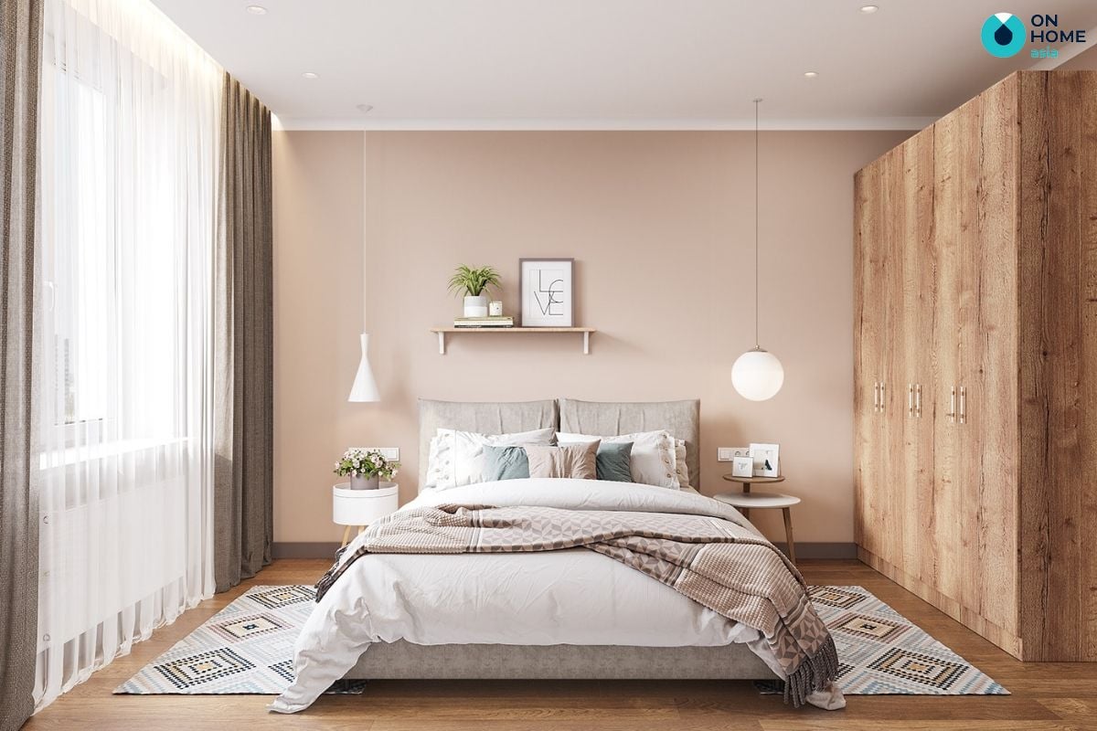 Thiết kế nội thất phòng ngủ  Bắc Âu