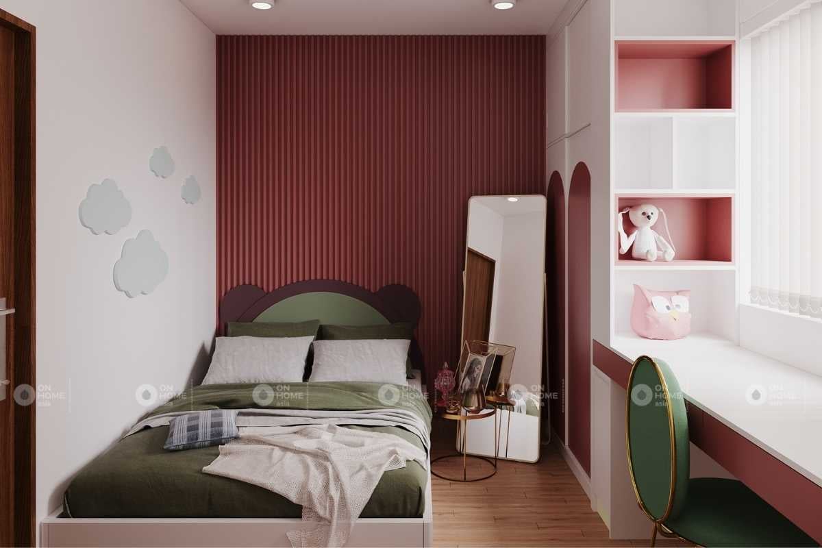 Nội thất chung cư Eco Xuân Lái Thiêu căn 3 phòng ngủ