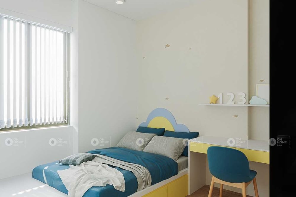 Mẫu thiết kế nội thất phòng ngủ của căn hộ Eco xuân 3 phòng ngủ