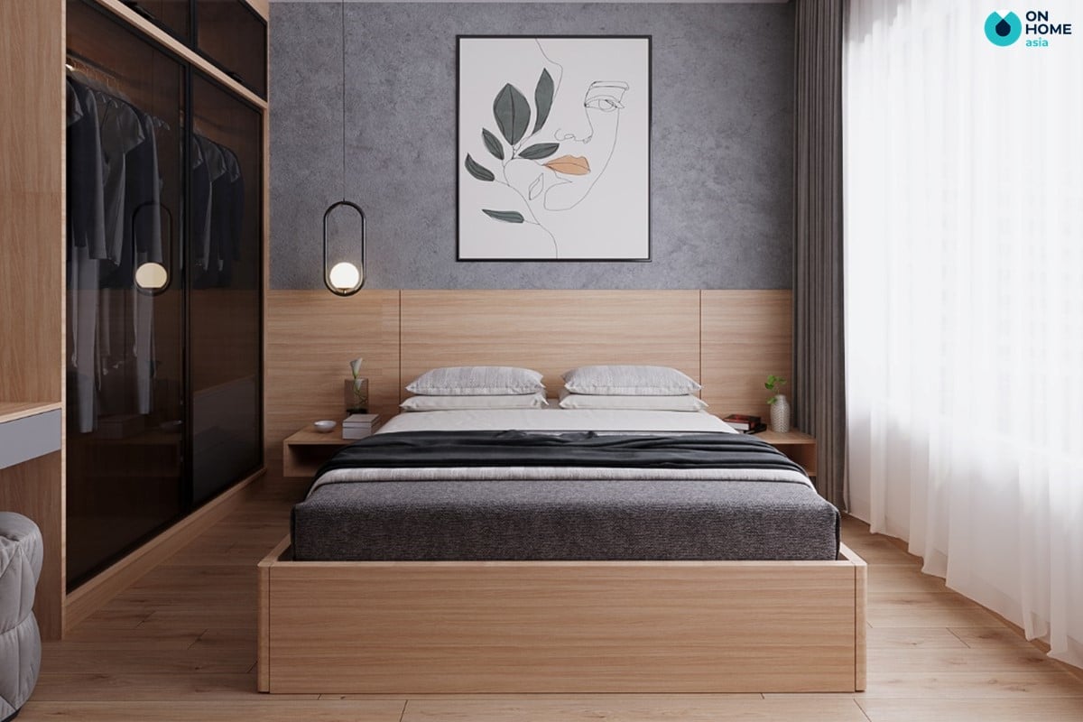 Nội thất phòng ngủ căn 2BRC - Mẫu 4