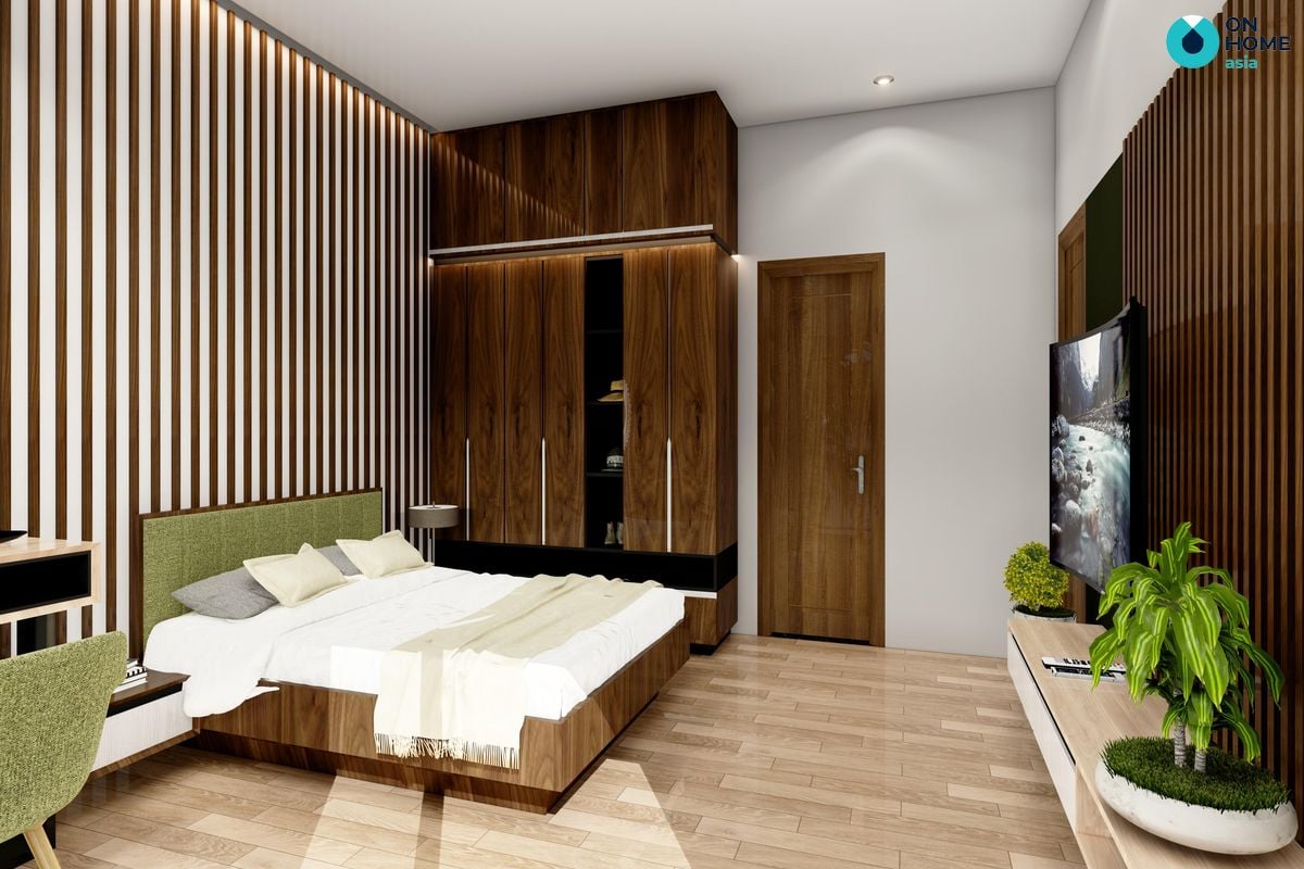 Phòng ngủ dự án nhà phố Ecolakes