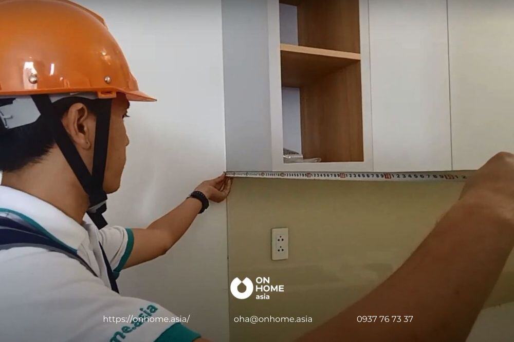 Kiểm tra lại các đồ nội thất đã được thi công và lắp đặt hoàn chỉnh