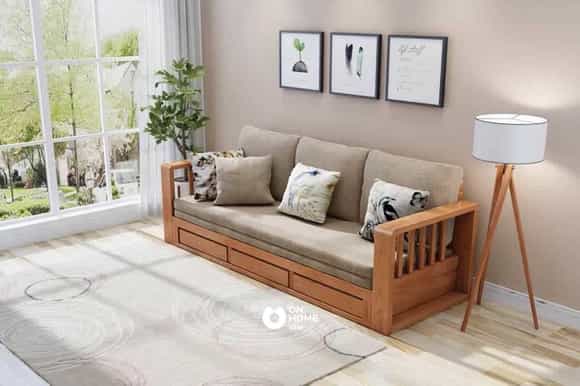 Sofa giường gỗ thông minh