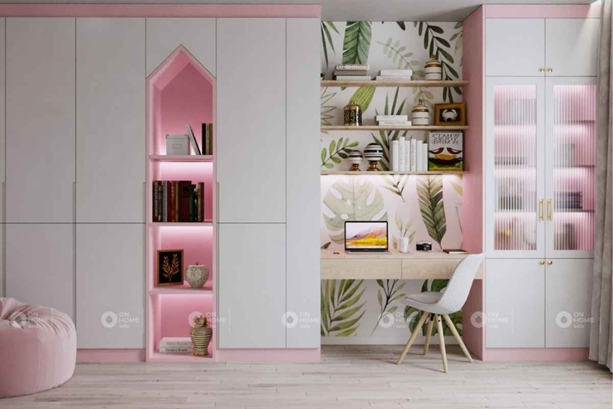 Khám phá mẫu phòng ngủ màu hồng tuyệt đẹp và đầy sức sống. Với sắc hồng ngọt ngào, căn phòng trở nên lãng mạn và đầy sức sống. Sự kết hợp cùng đồ trang trí tinh tế và vật liệu cao cấp, giúp các bạn tối đa hóa cảm giác thoải mái và thư giãn.