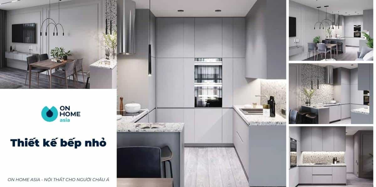Tổng hợp 50+ mẫu thiết kế bếp nhỏ đẹp và 5 mẹo bố trí nhà bếp hữu ích