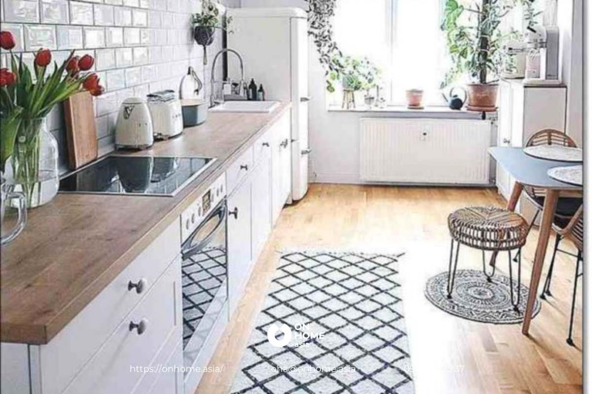 Đảm bảo nguồn sáng trong thiết kế nhà bếp nhỏ