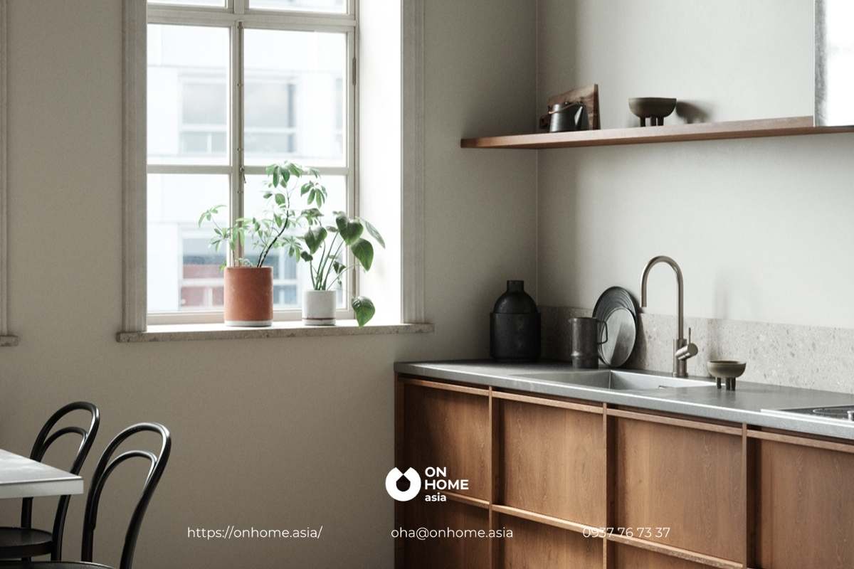 Nguồn sáng trong thiết kế nhà bếp nhỏ