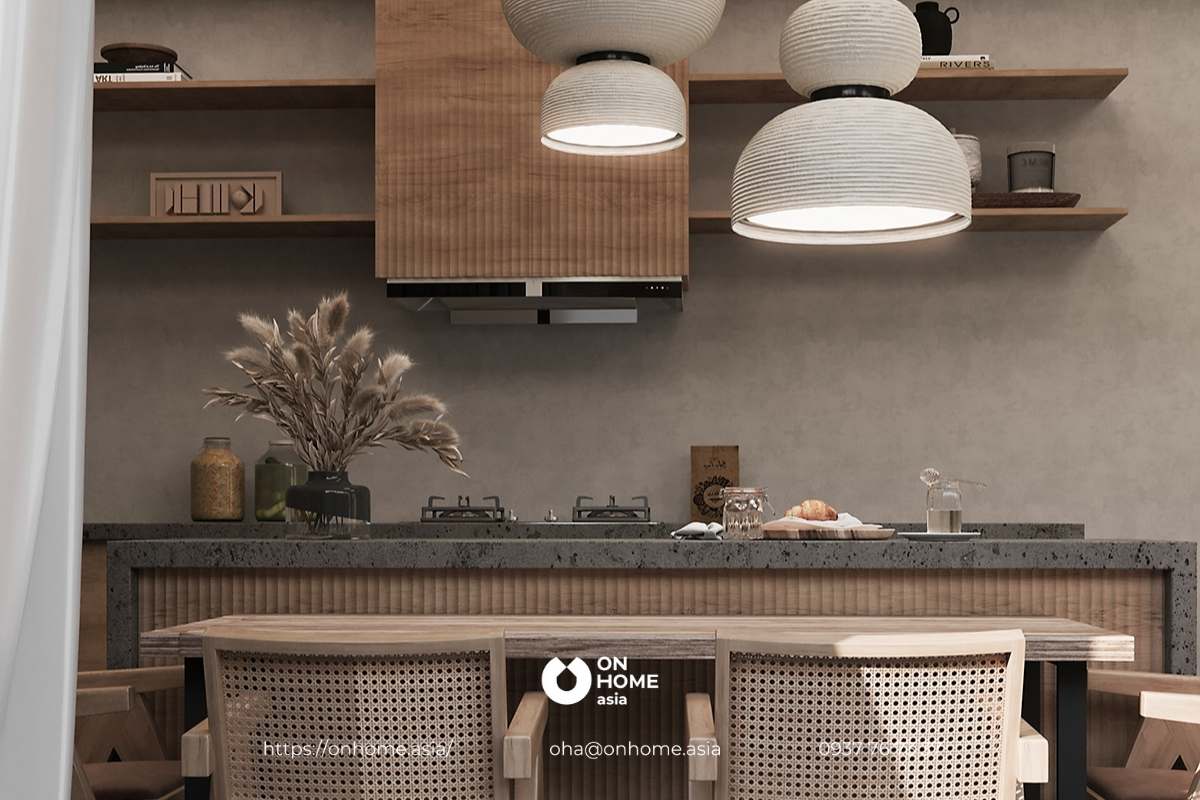 Mộc mạc, giản dị luôn được đại đa số gia đình truyền thống lựa chọn thiết kế.