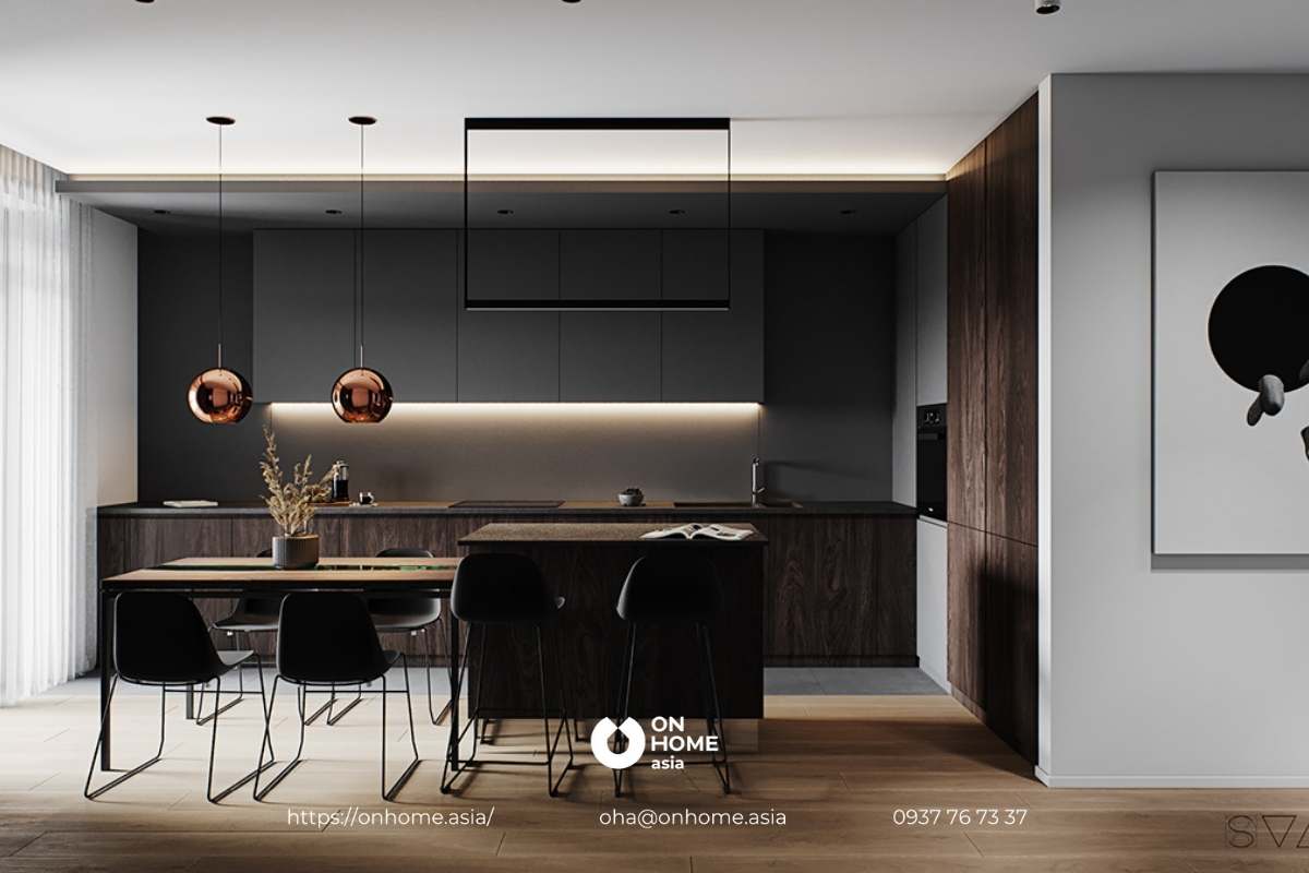 Nhà bếp hiện đại luôn mang đến vẻ đẹp tuyệt đối.