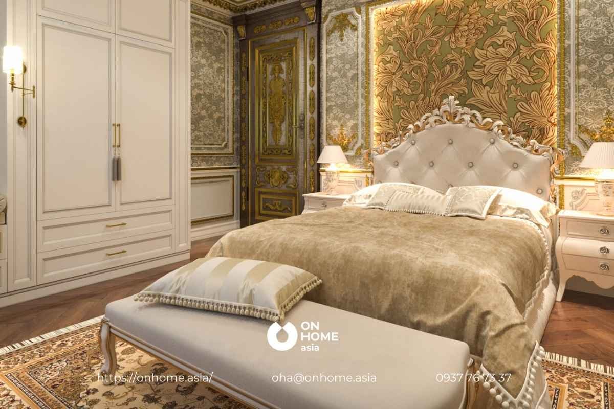 Phòng ngủ mang phong cách thiết kế nội thất Cổ Điển đẳng cấp