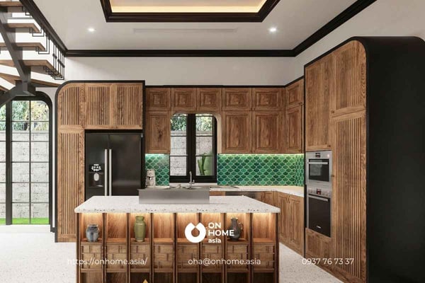 Mẫu thiết kế nội thất biệt thự song lập cho phòng ngủ hiện đại, thanh lịch