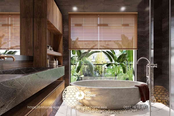 Mẫu thiết kế nội thất biệt thự song lập hiện đại, đơn giản cho phòng ngủ