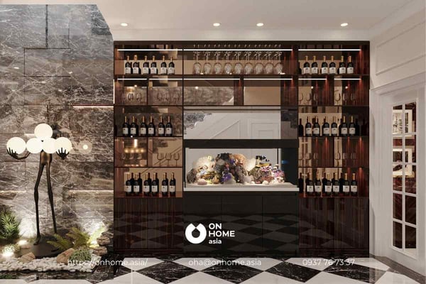 Mẫu thiết kế nội thất biệt thự song lập tối giản, tiện nghi