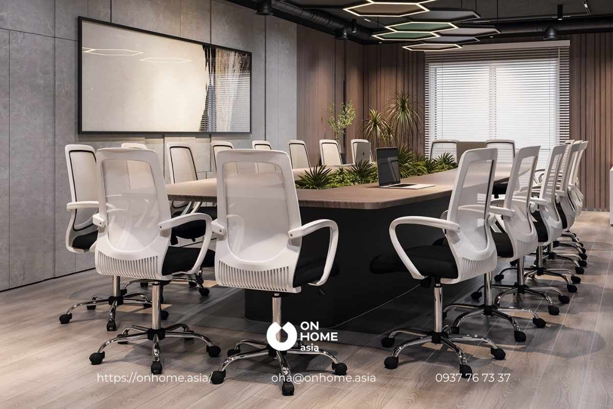 Mẫu thiết kế nội thất văn phòng hiện đại thiết kế thời thượng pha chút Luxury cao cấp.