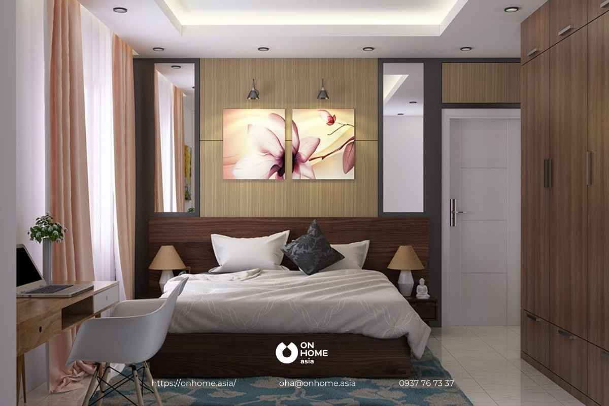 Thiết kế phòng ngủ 15m2 cho vợ chồng