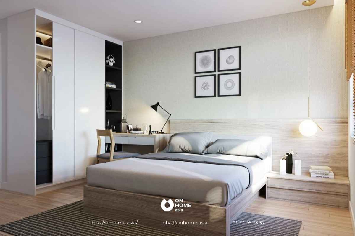 Thiết kế phòng ngủ 15m2 cho vợ chồng