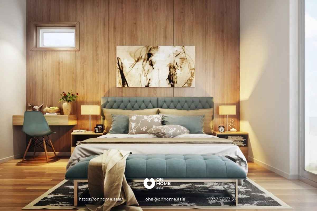 Thiết kế phòng ngủ 15m2 cho vợ chồng