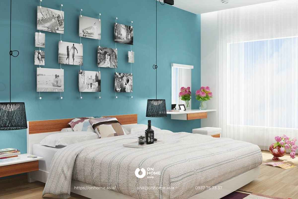 Thiết kế phòng ngủ 15m2 cho vợ chồng