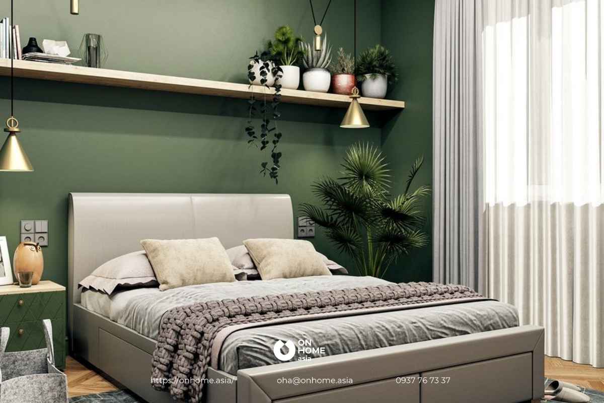 Mẫu thiết kế phòng ngủ 15m2 đơn giản